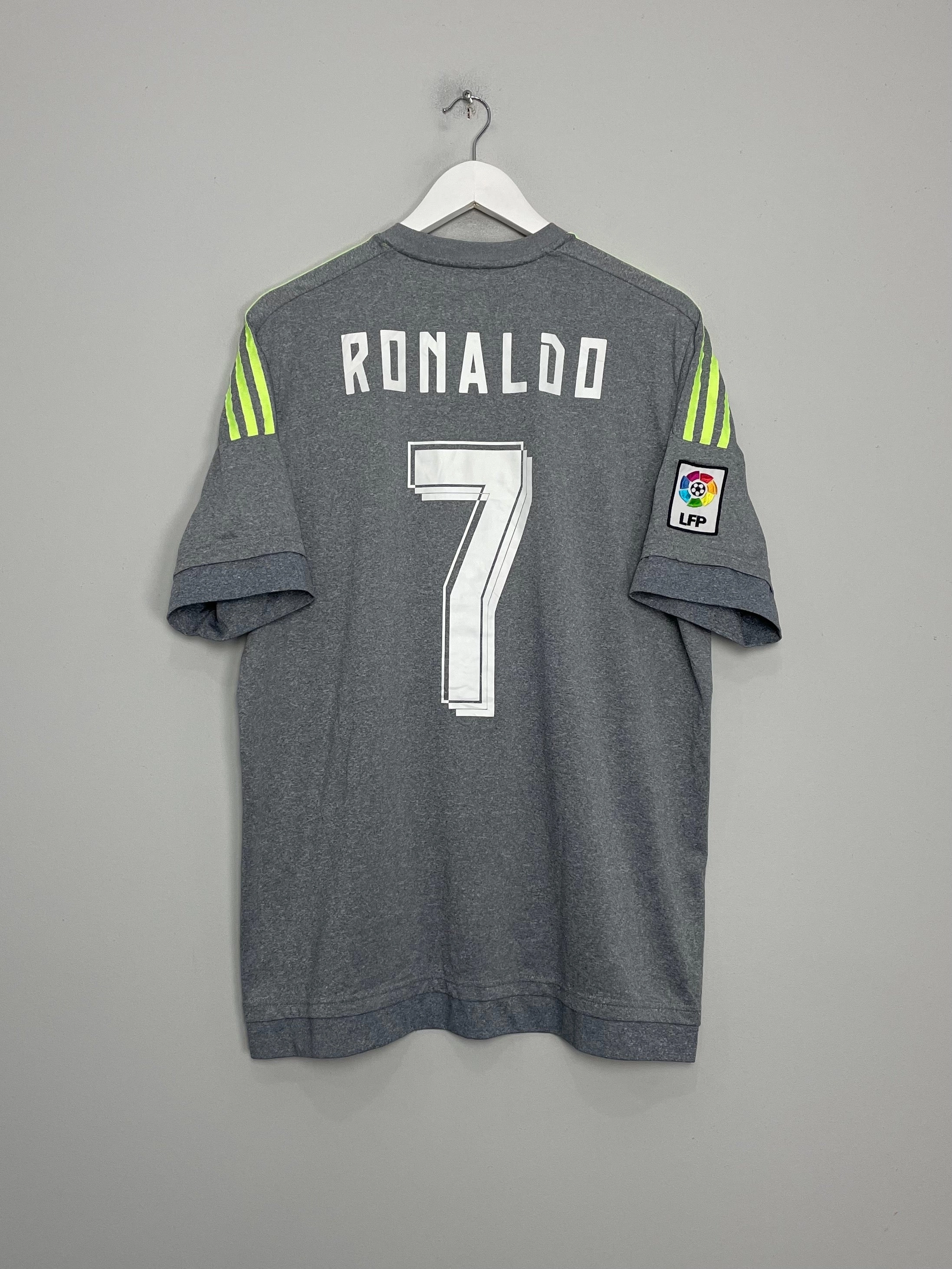 2015/16 REAL MADRID RONALDO #7 AWAY SHIRT (XL) ADIDAS Sport Layer Game Utility