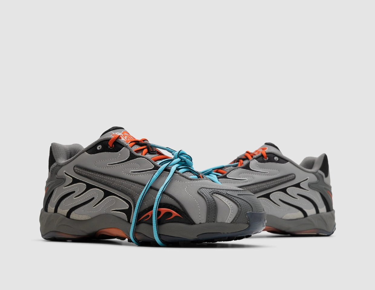 Lightweight Frame Structure Stable Wear PUMA x A$AP ROCKY Inhale Reflective Team Silver / Flat Medium Grey