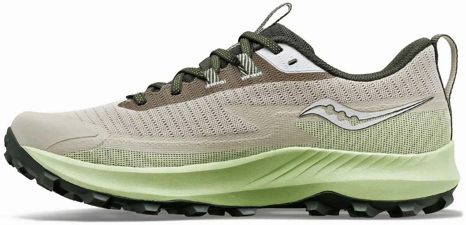 Saucony Peregrine 13 GORE-TEX Mens Trail Running Shoes - Brown Vibrant sole