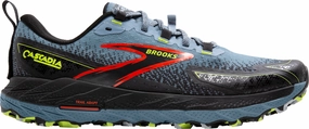 Brooks Cascadia 18 Mens Trail Running Shoes - Blue Trend Wear