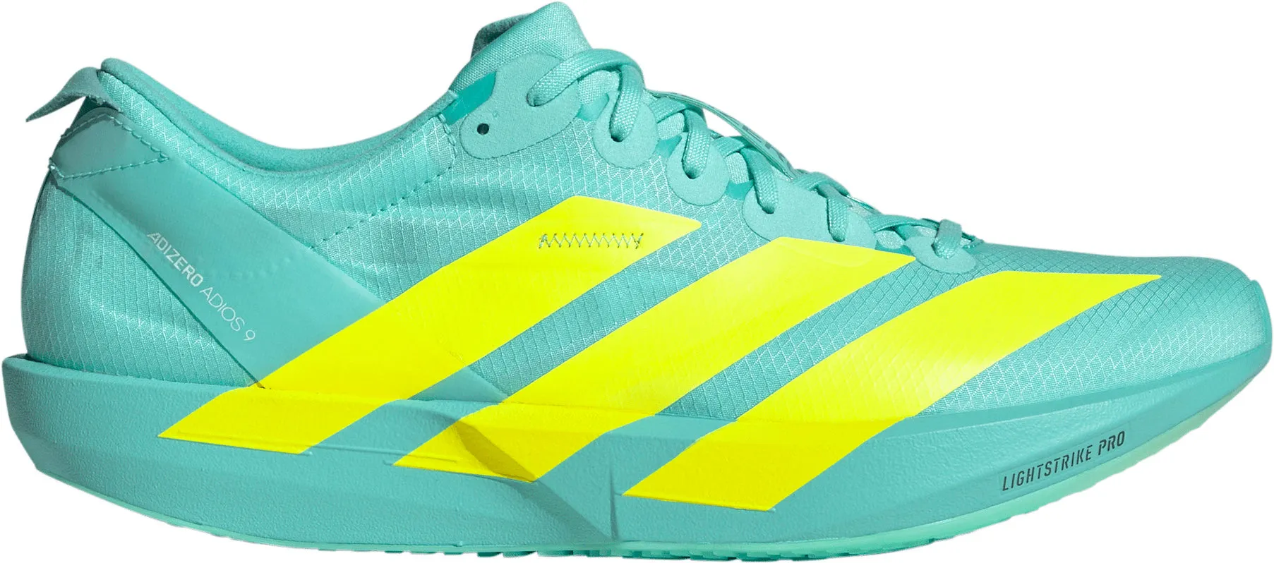 adidas Adizero Adios 9 Mens Running Shoes - Green Trail Support Neutral Style
