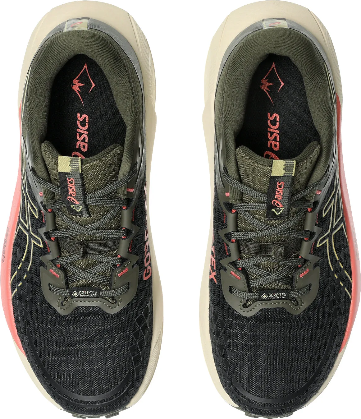 OrthopedicDesign Classic Control Asics Gel Trabuco 13 GORE-TEX Womens Trail Running Shoes - Black