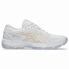 ASICS GEL-Netburner Academy 10 Womens Netball Shoes Lockdown Lacing System Light Reflective