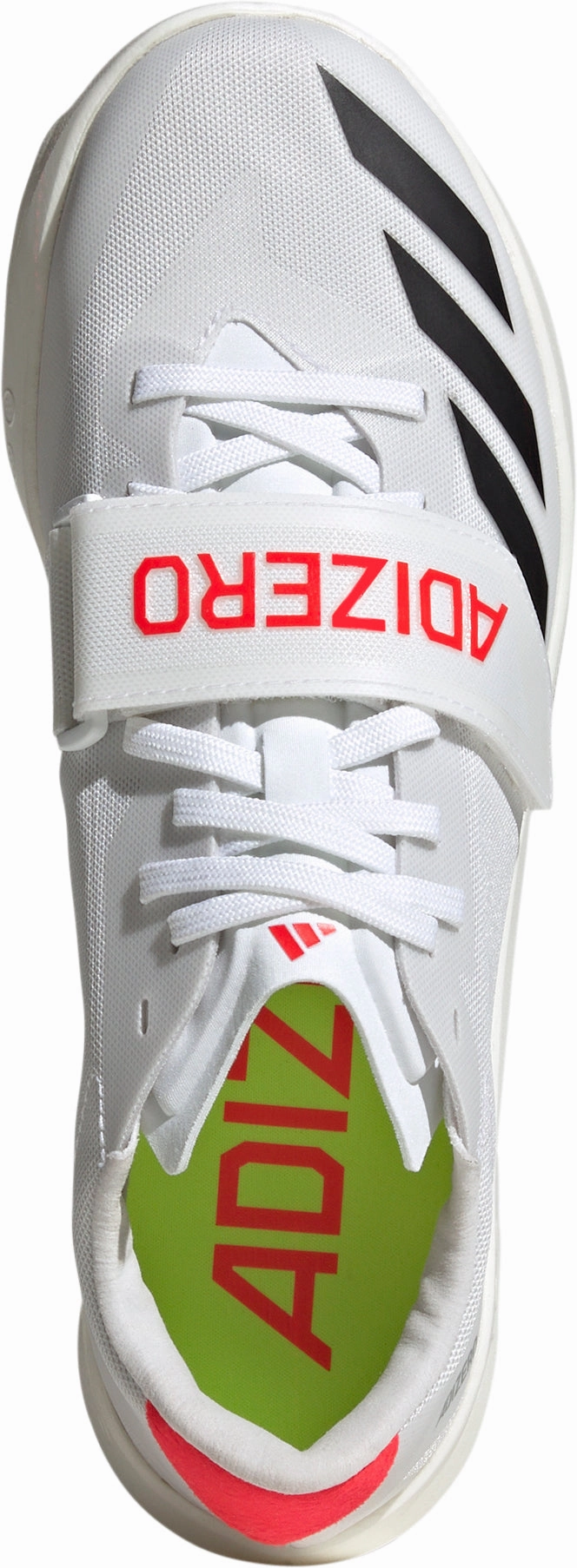 adidas Adizero Triple Jump / Pole Vault Field Event Spikes - White Breathable Traction