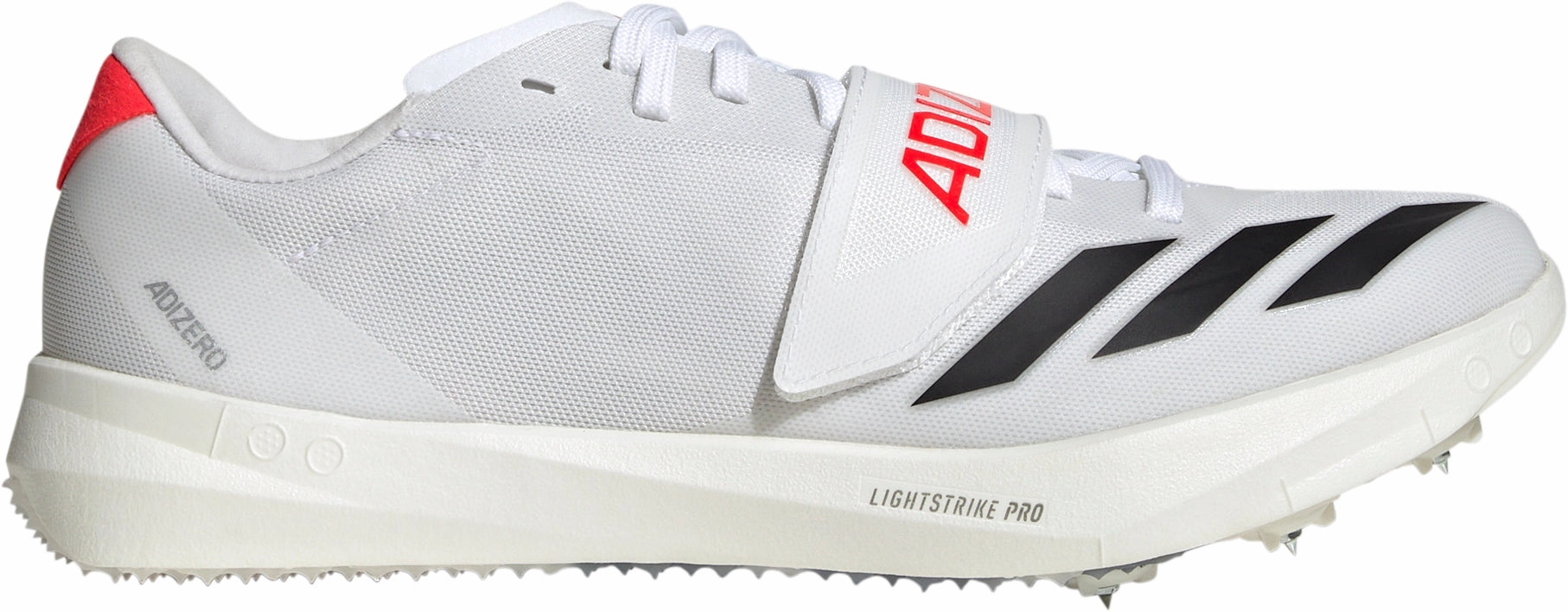 adidas Adizero Triple Jump / Pole Vault Field Event Spikes - White Competitive Level