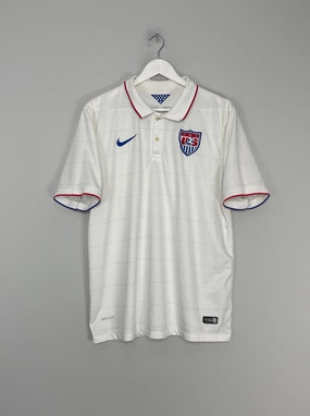 2014/15 USA HOME SHIRT (XL) NIKE Hygroscopic Yarn Comfortable Inner Lining