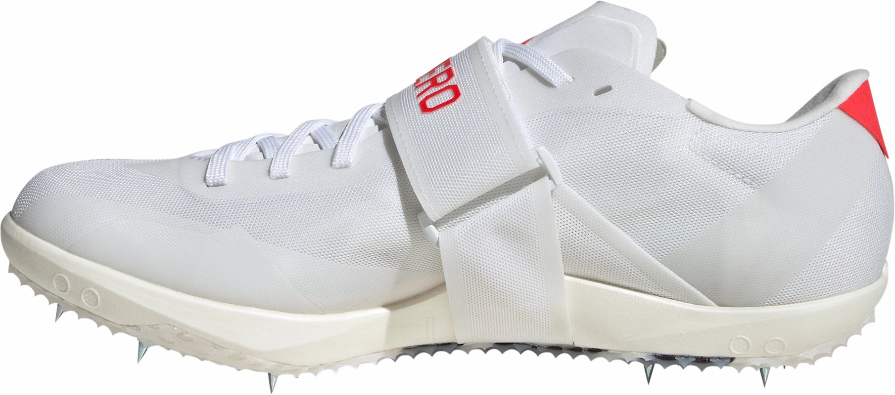 adidas Adizero High Jump Field Event Spikes - White Team Drill