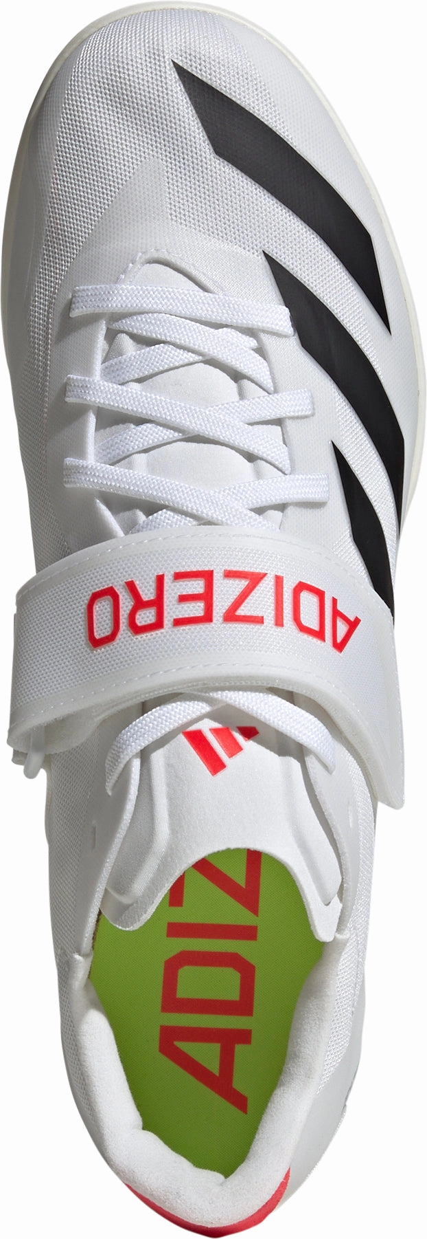 adidas Adizero High Jump Field Event Spikes - White All Terrain Grip Lockdown fit