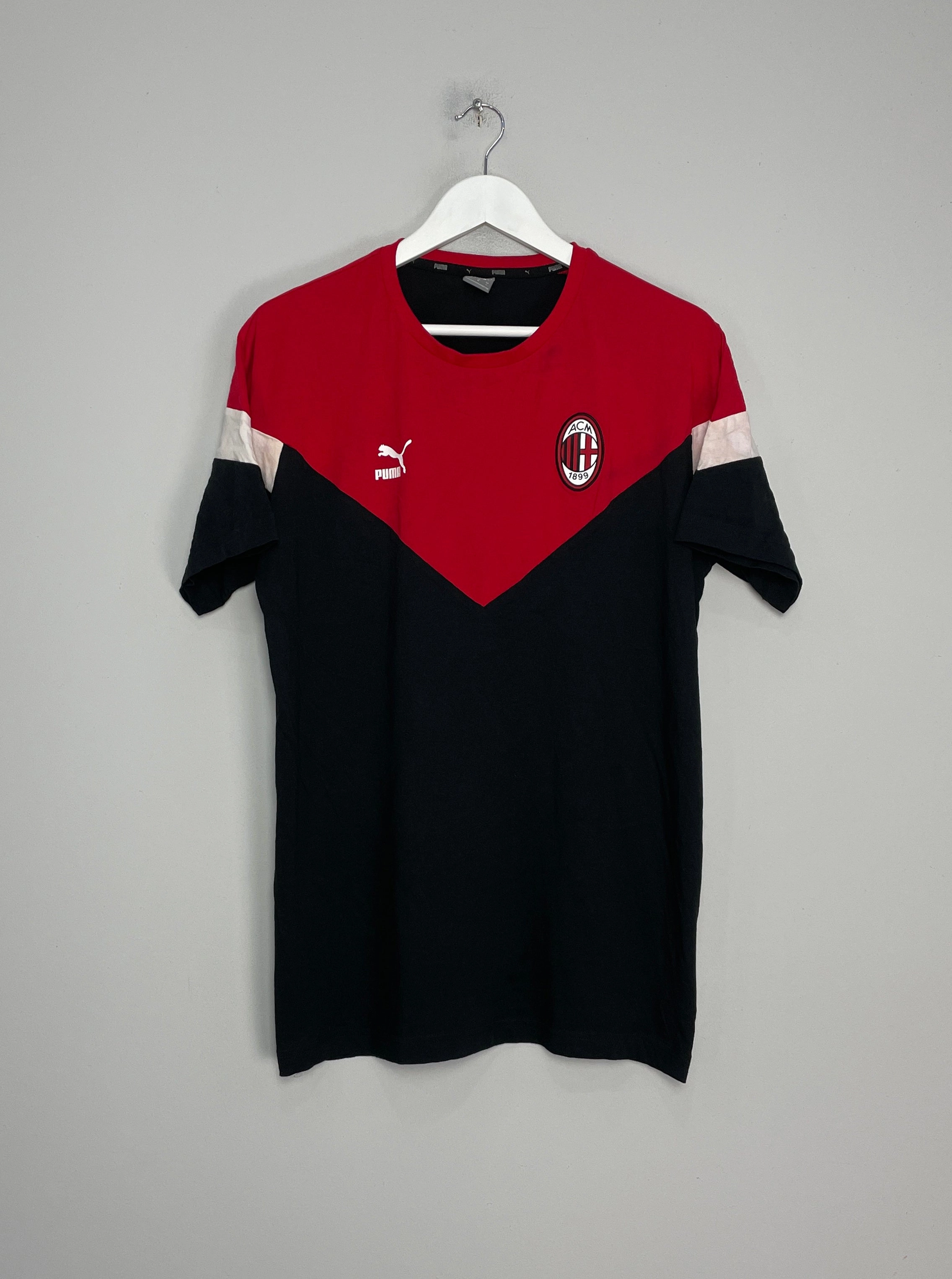 2019/20 AC MILAN PUMA ICONIC T-SHIRT (L) Crisp Look Low Bulk Construction