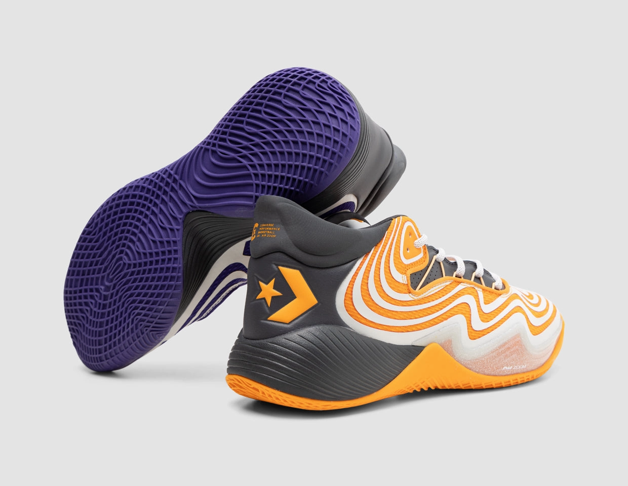 Vulcanized Construction Grip Control Shoes Converse All Star BB Shift CX Barley Grey / Dark Matter - Sun Ray