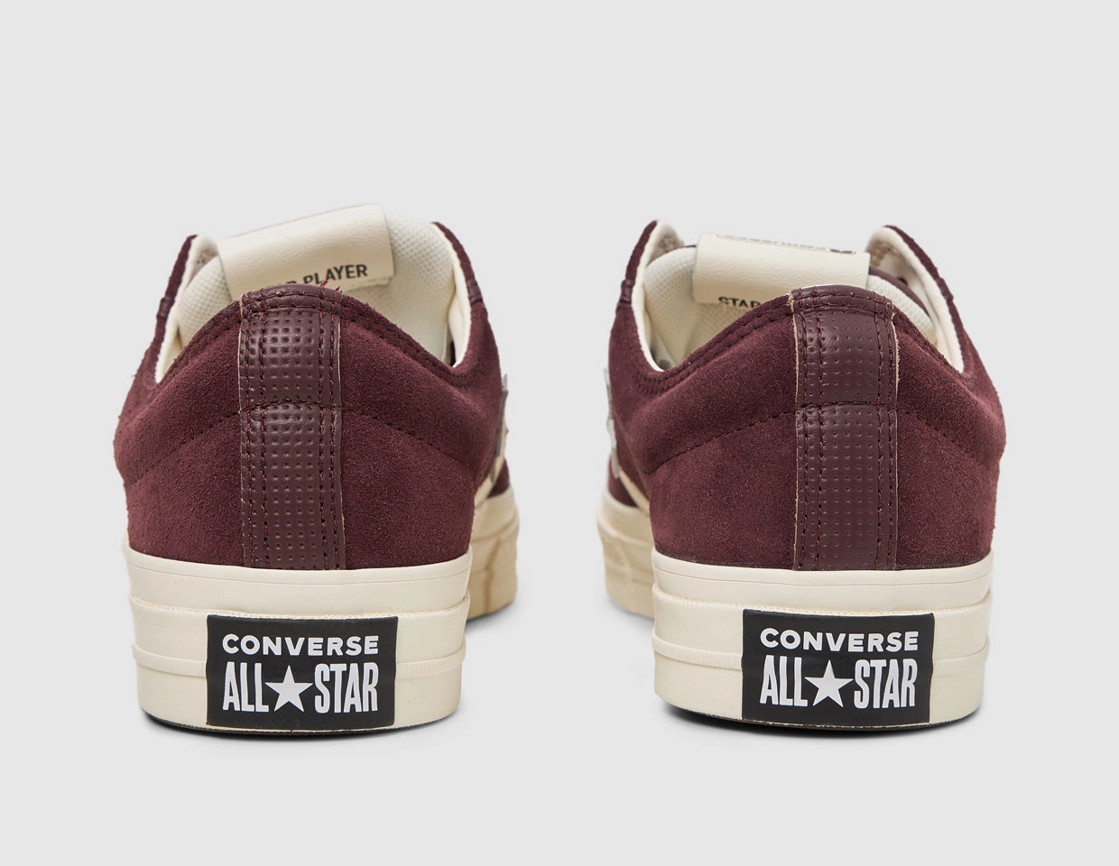 Low Top Design Reinforced Lace Holes Converse Star Player 76 OX Bloodstone / Egret - Black