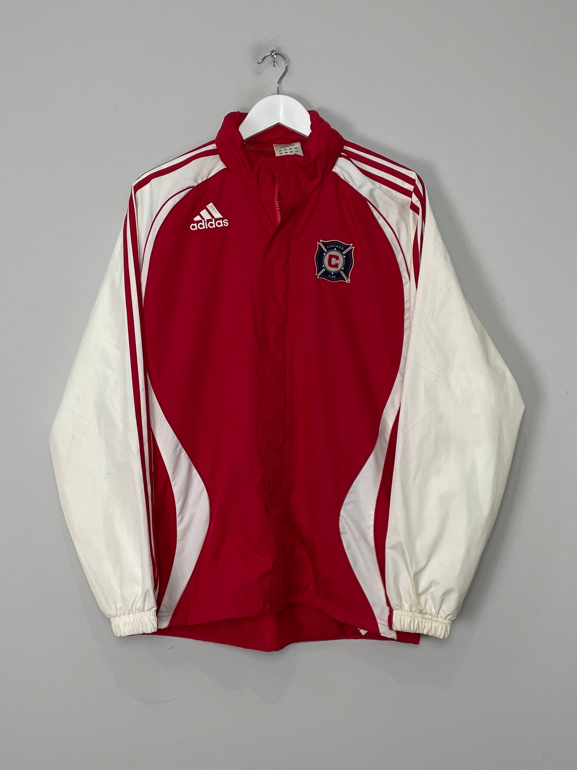 2006/07 CHICAGO FIRE TRACK JACKET (S) ADIDAS Ultra light Strong Lines