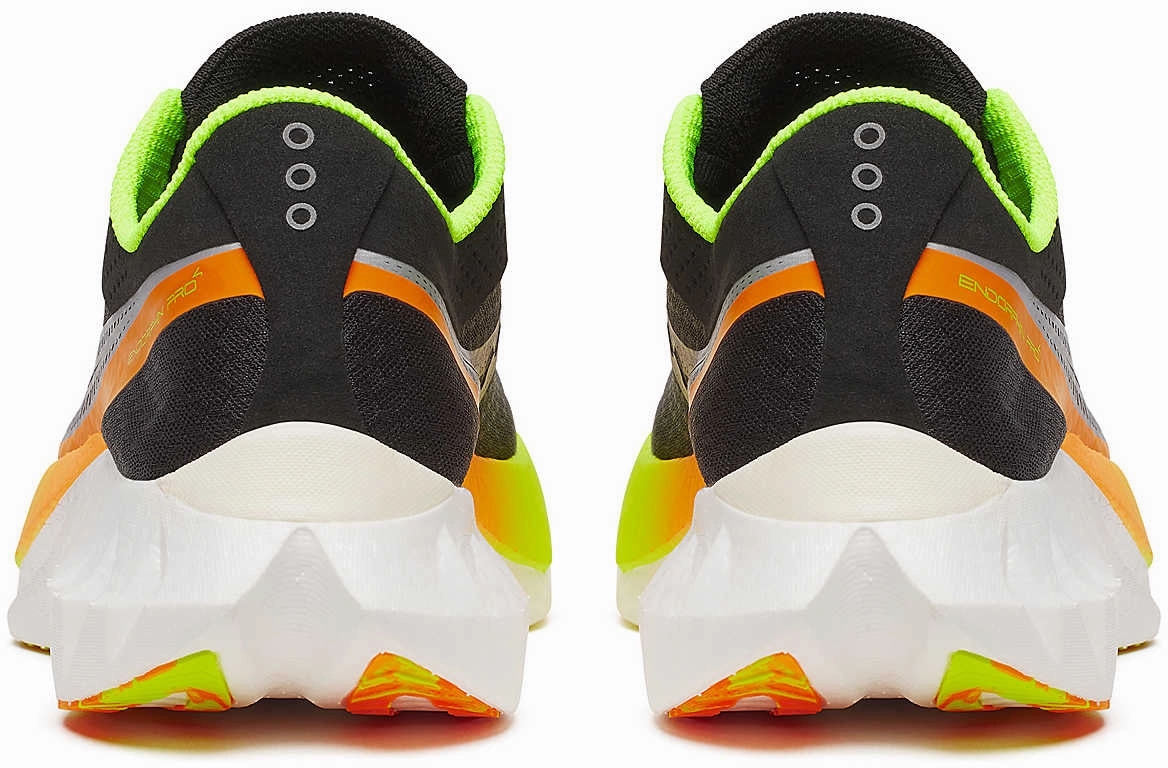 MemoryFoamInsole Classic Comfort Saucony Endorphin Pro 4 Mens Running Shoes - Black