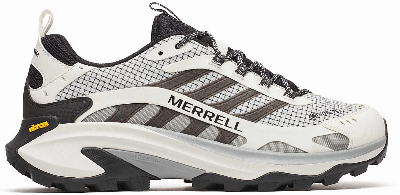Long Walk Fit Merrell Moab Speed 2 GORE-TEX Mens Walking Shoes - White
