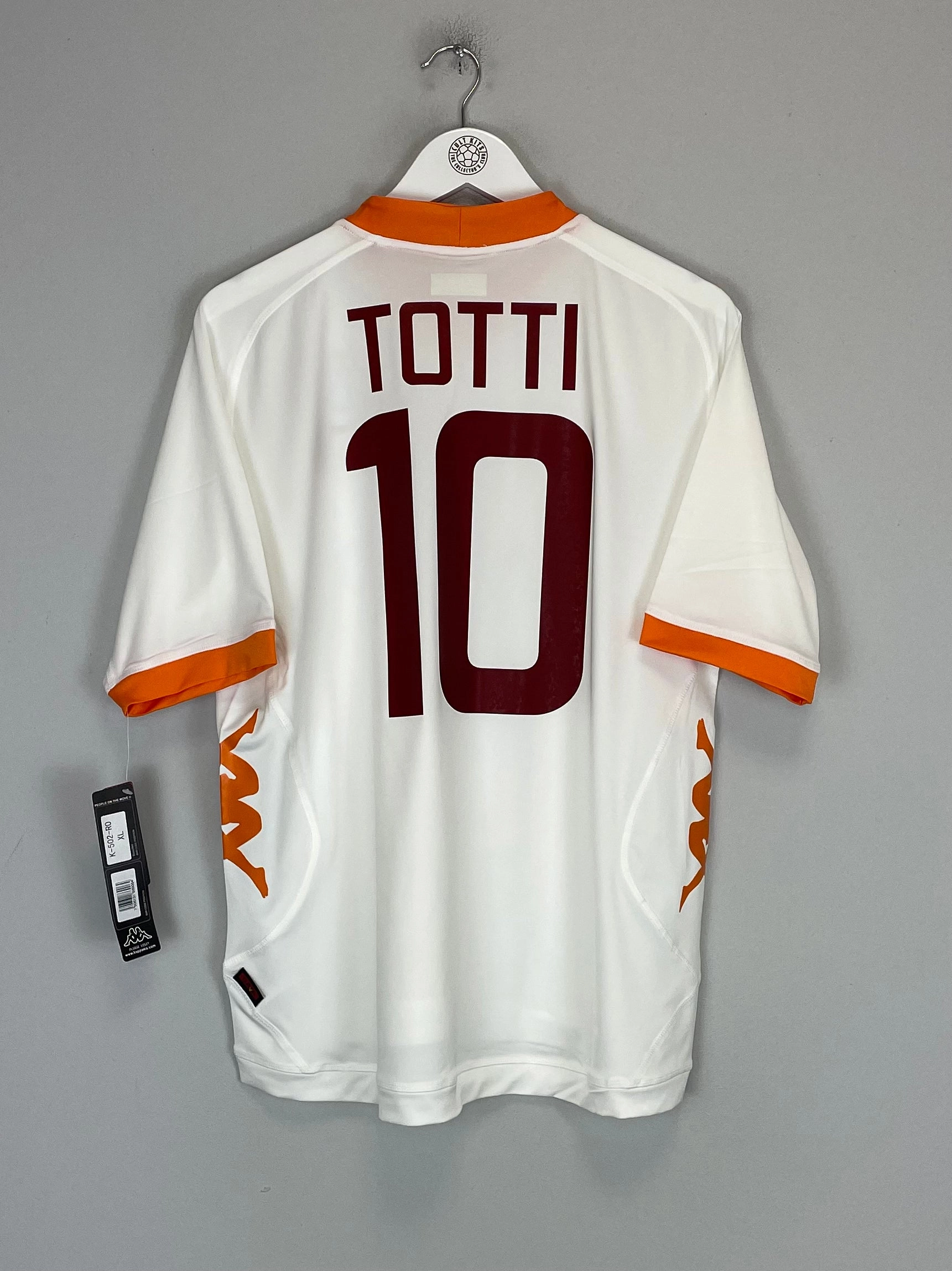 Fresh Look 2011/12 ROMA TOTTI #10 *BNWT* AWAY SHIRT (XL) KAPPA