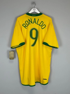 2006/07 BRAZIL RONALDO #9 *BNWT* HOME SHIRT (XXXL) NIKE Quick Fit