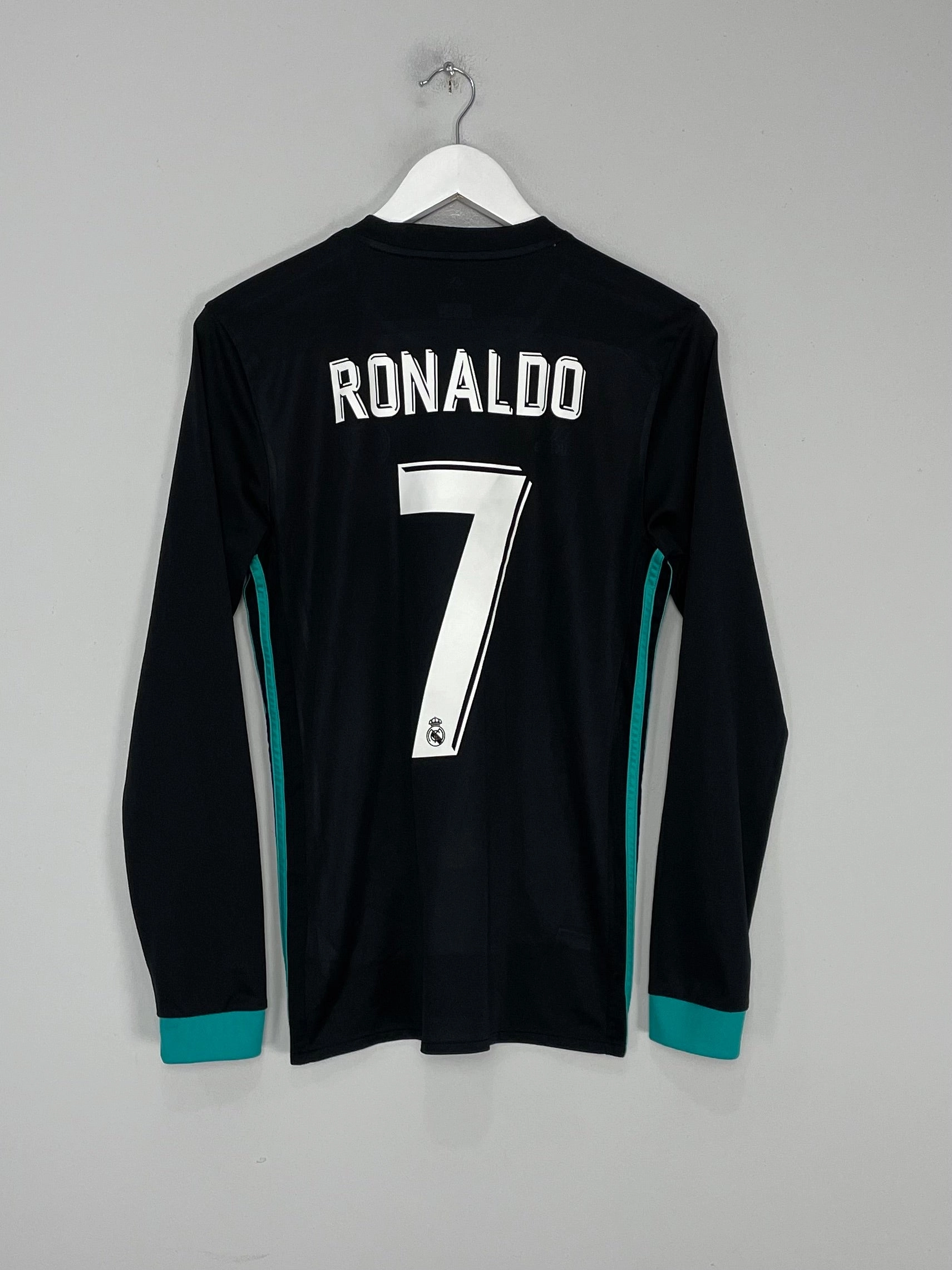 Fade Resistant Dyeing 2017/18 REAL MADRID RONALDO #7 L/S AWAY SHIRT (S) ADIDAS