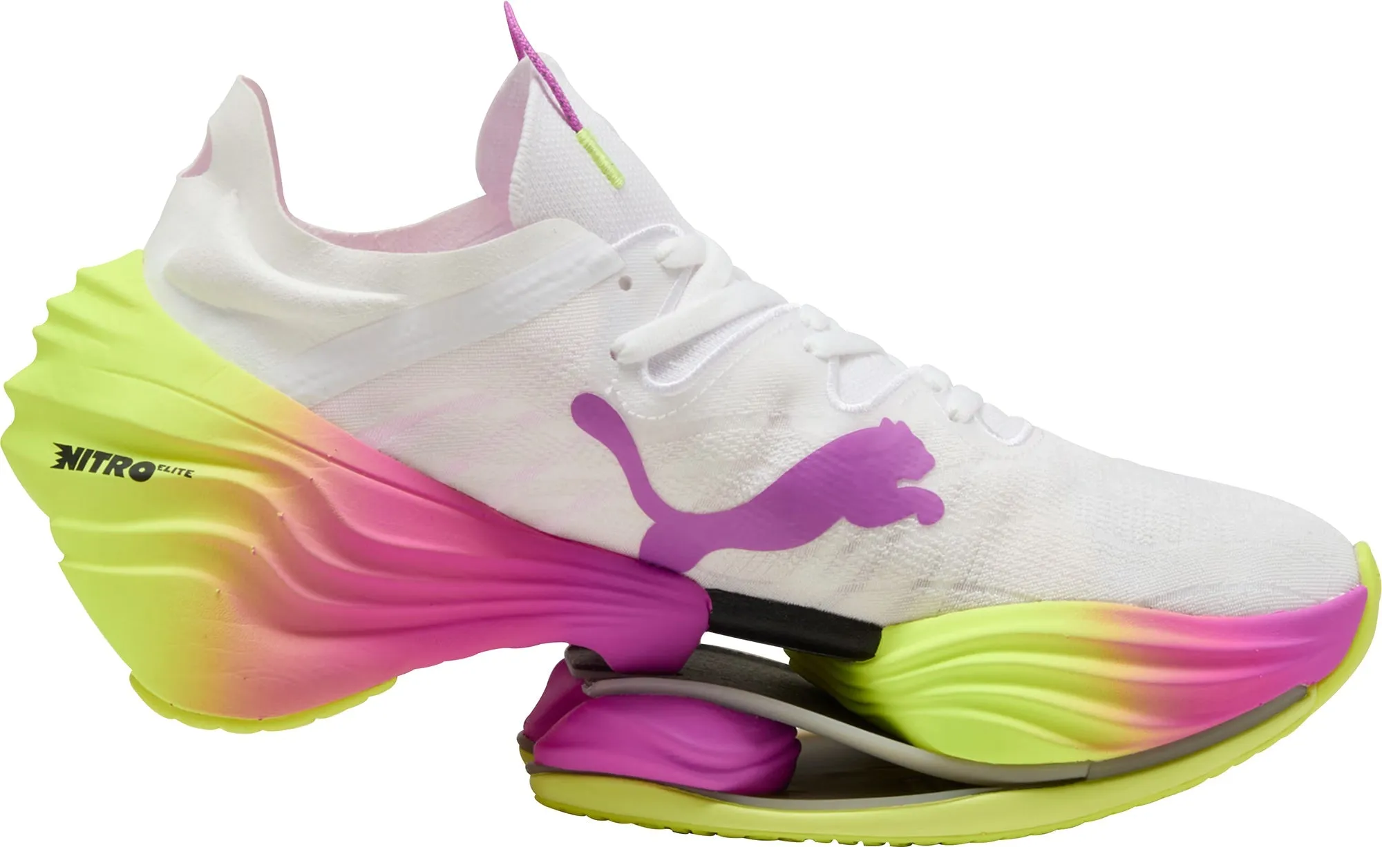 ReflectiveDetails Puma Fast-RB Nitro Elite Womens Running Shoes - White