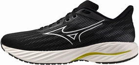 Mizuno Wave Inspire 21 WIDE FIT (2E) Mens Running Shoes - Black Flex groove