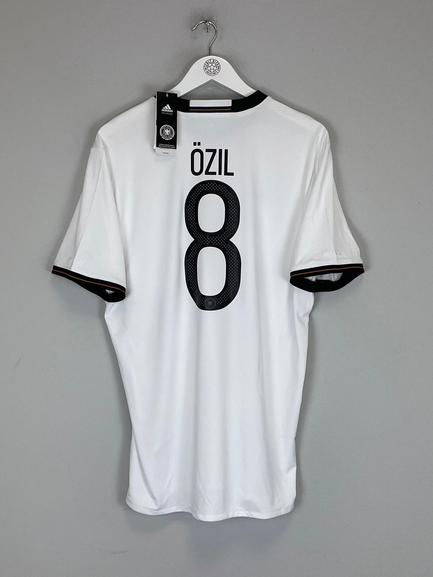 Abrasion Free Design 2016/17 GERMANY OZIL #8 *BNWT* HOME SHIRT (L) ADIDAS