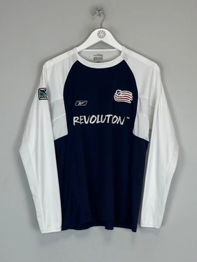 2004 NEW ENGLAND REVOLUTION TRAINING SHIRT (S) REEBOK Versatile Gear Sport Apparel