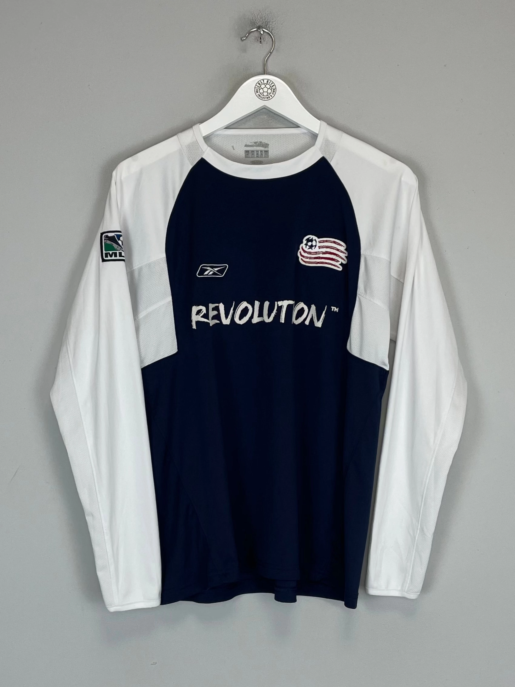 2004 NEW ENGLAND REVOLUTION TRAINING SHIRT (S) REEBOK Versatile Gear Sport Apparel