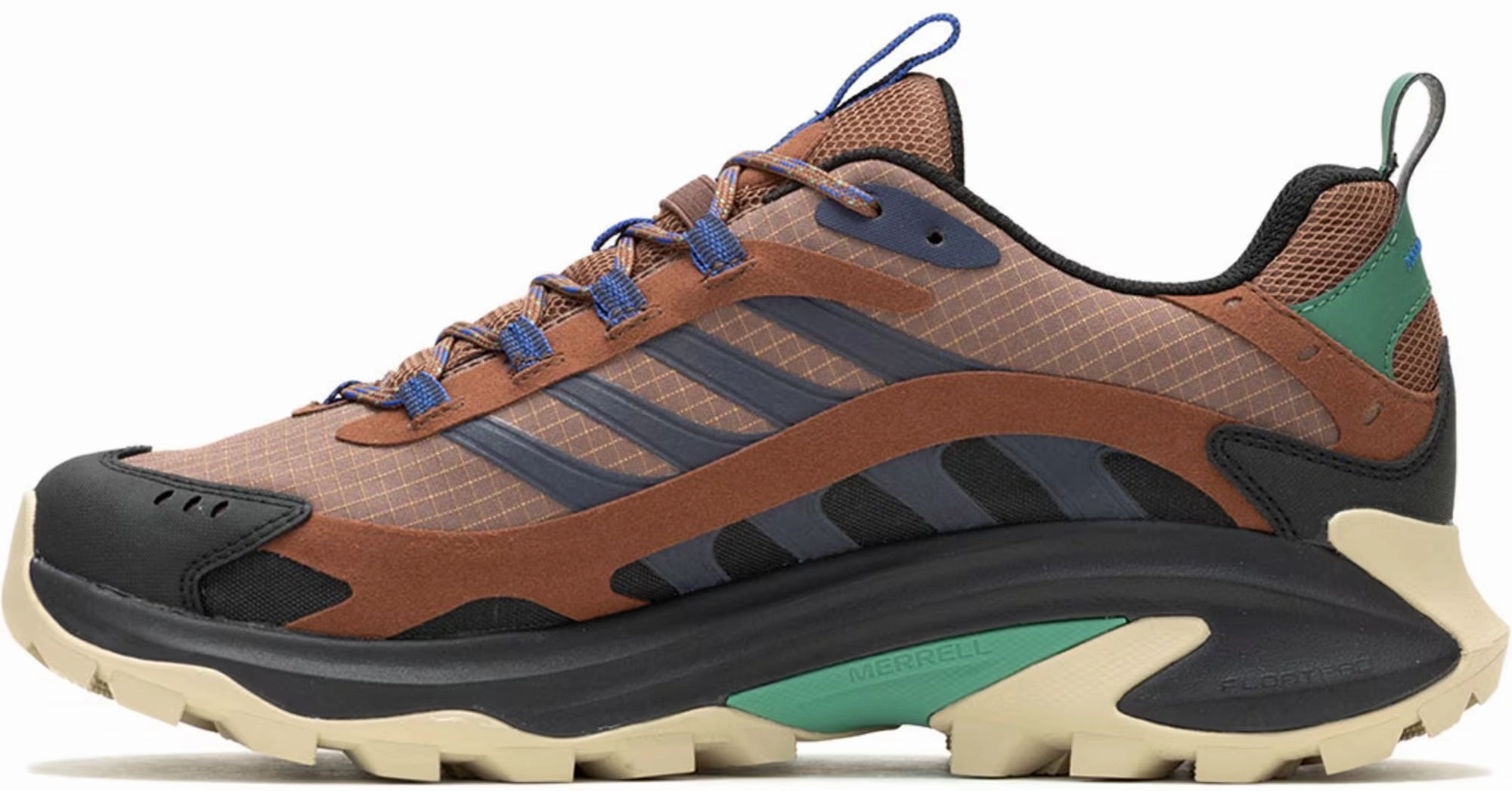 Merrell Moab Speed 2 GORE-TEX Mens Walking Shoes - Brown High Cushion Foot alignment