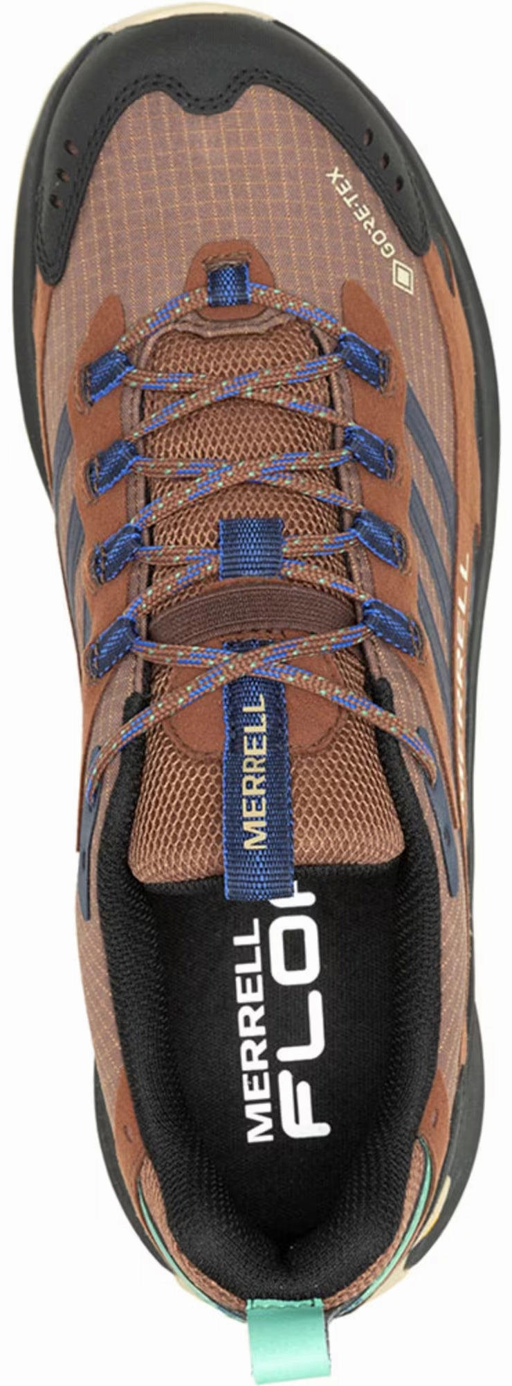 Performance Trekking Moisture control Merrell Moab Speed 2 GORE-TEX Mens Walking Shoes - Brown