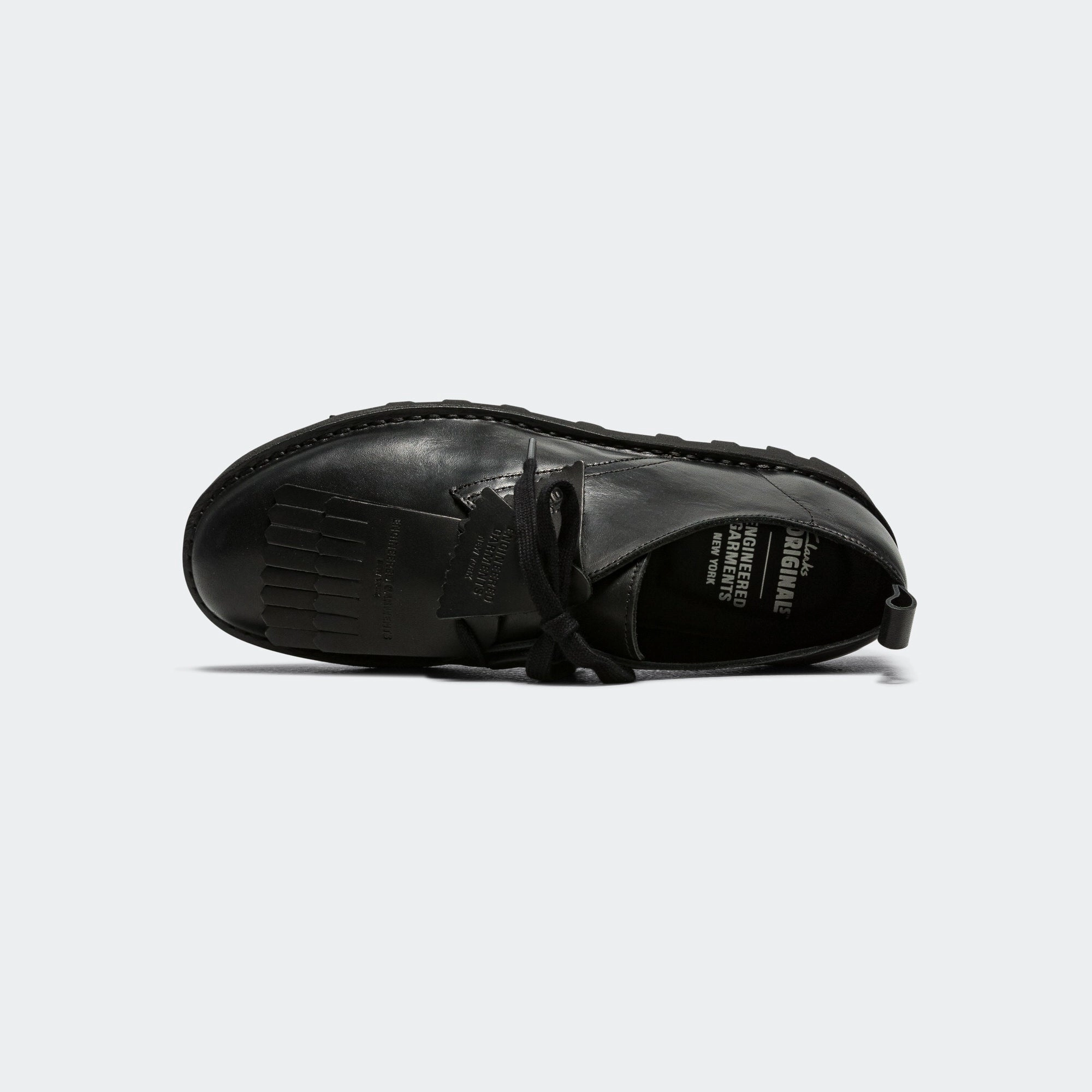 Desert Khan x Engineered Garments - Black Smooth Leather Active Cushion