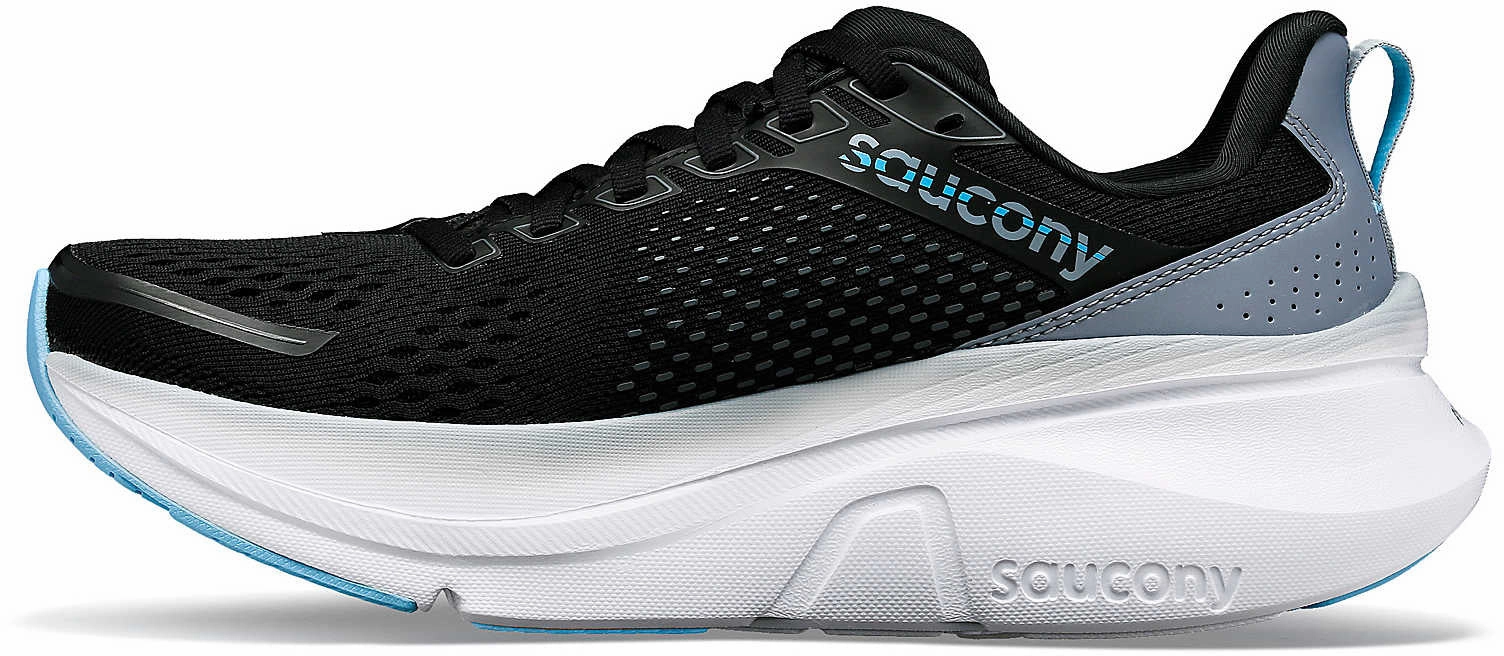 Ultra Comfort Saucony Guide 17 Womens Running Shoes - Black
