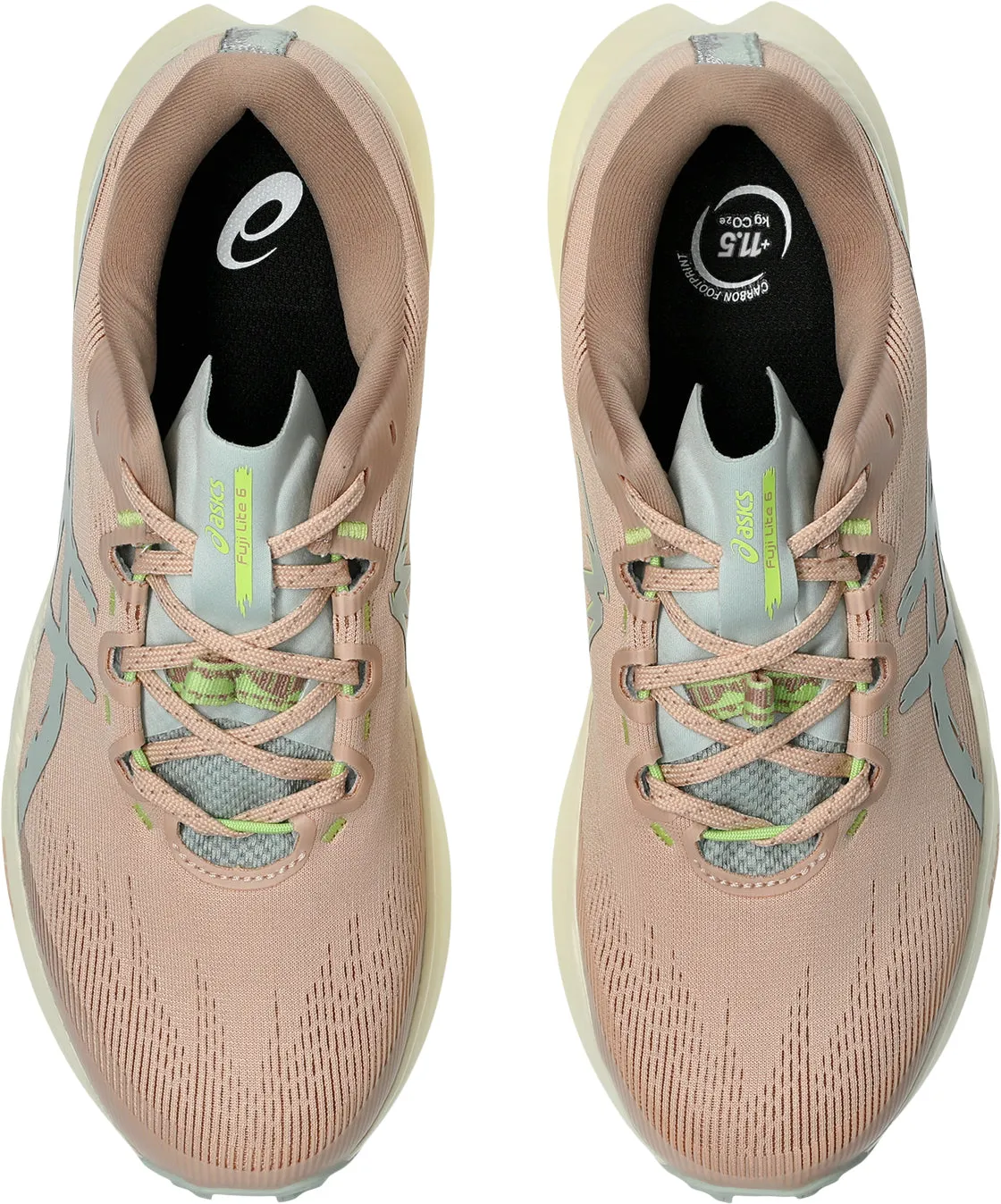 Temperature Regulating Fabrics Asics Fuji Lite 6 Womens Trail Running Shoes - Pink