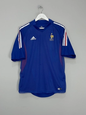 2002/04 FRANCE *PLAYER ISSUE* HOME SHIRT (M) ADIDAS Fitness Apparel