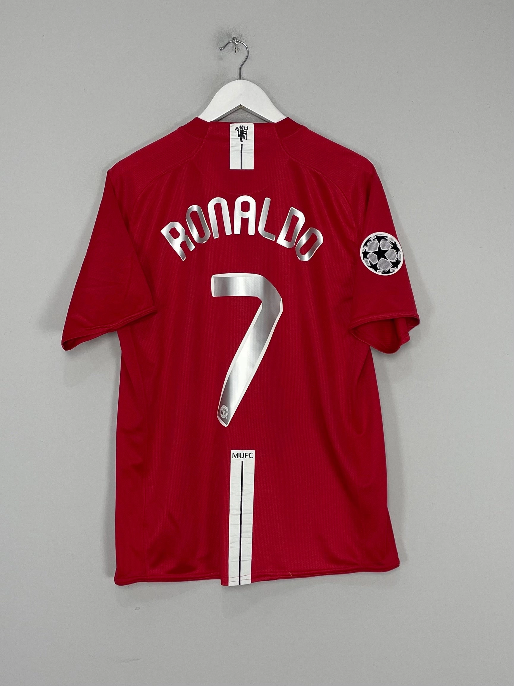 Fitness Mode 2007/09 MANCHESTER UNITED RONALDO #7 C/L HOME SHIRT (L) NIKE