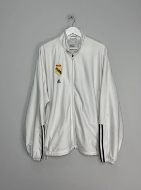 2002/03 REAL MADRID *CENTENARY* TRACK JACKET (L) ADIDAS No Slip Grip Finish Durable Blends