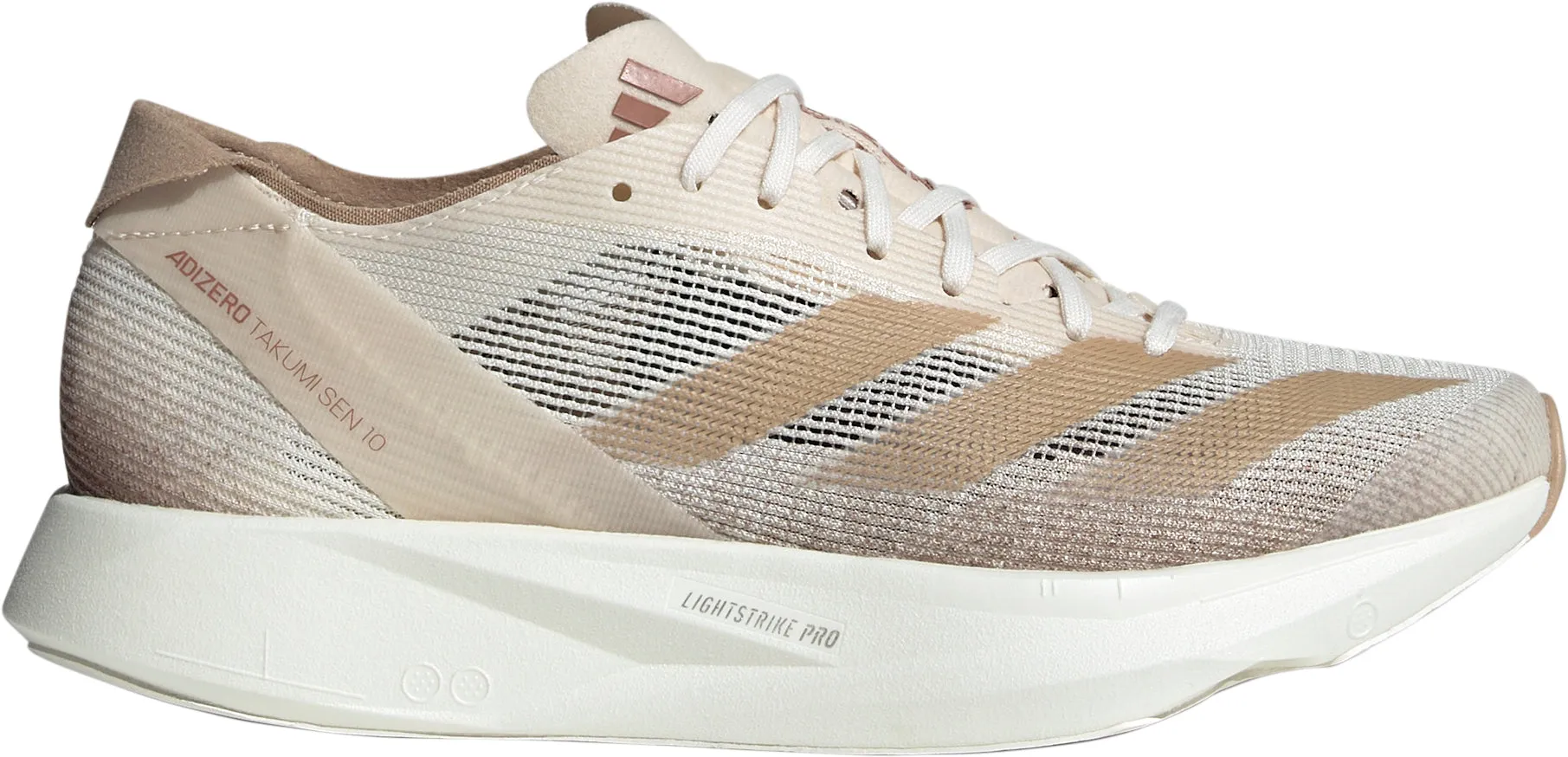 Foam Insole Quick Flow adidas Adizero Takumi Sen 10 Womens Running Shoes - Brown