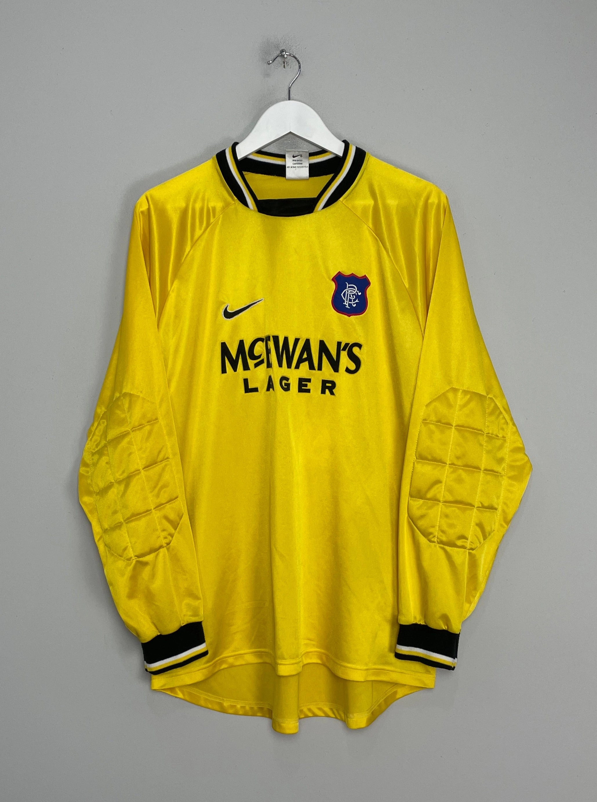 Cozy Comfort Maximum Comfort 1997/98 RANGERS GK SHIRT (L) NIKE