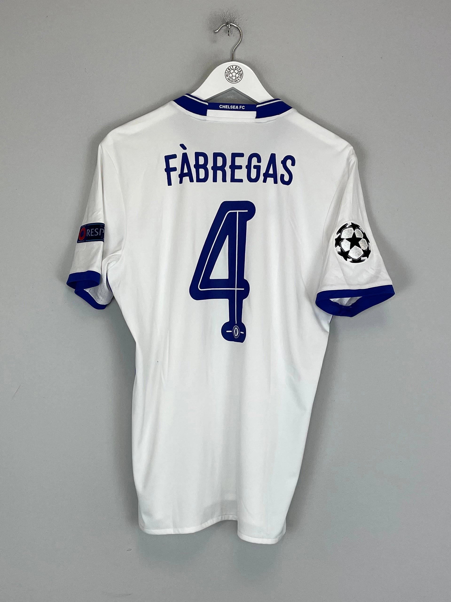Smooth Silicone Gripper 2016/17 CHELSEA FABREGAS #4 C/L THIRD SHIRT (M) ADIDAS