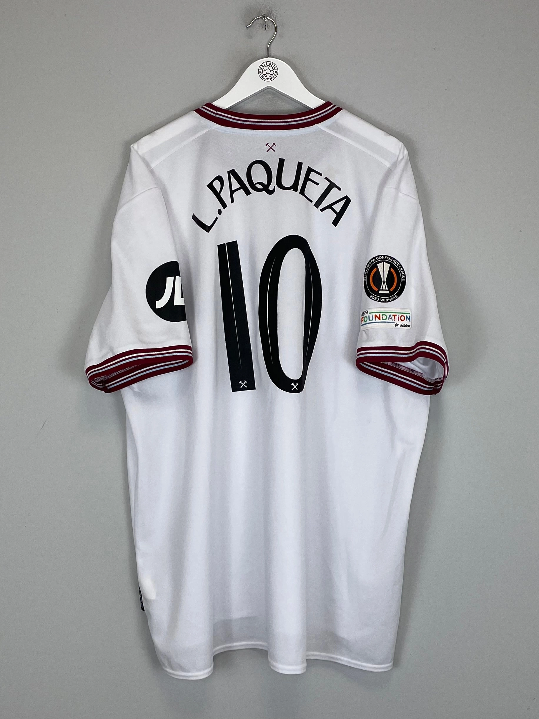 Warm Up Fast Response 2023/24 WEST HAM L.PAQUETA #10 AWAY SHIRT (XXXXL) UMBRO