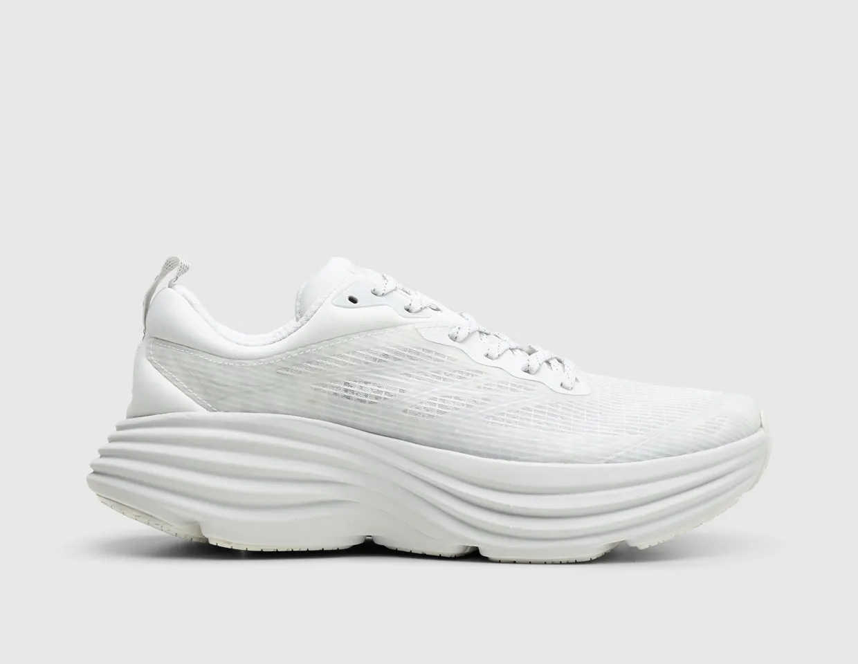 Neutral Arch Support Hoka Bondi 8 TS Caged White / Silver