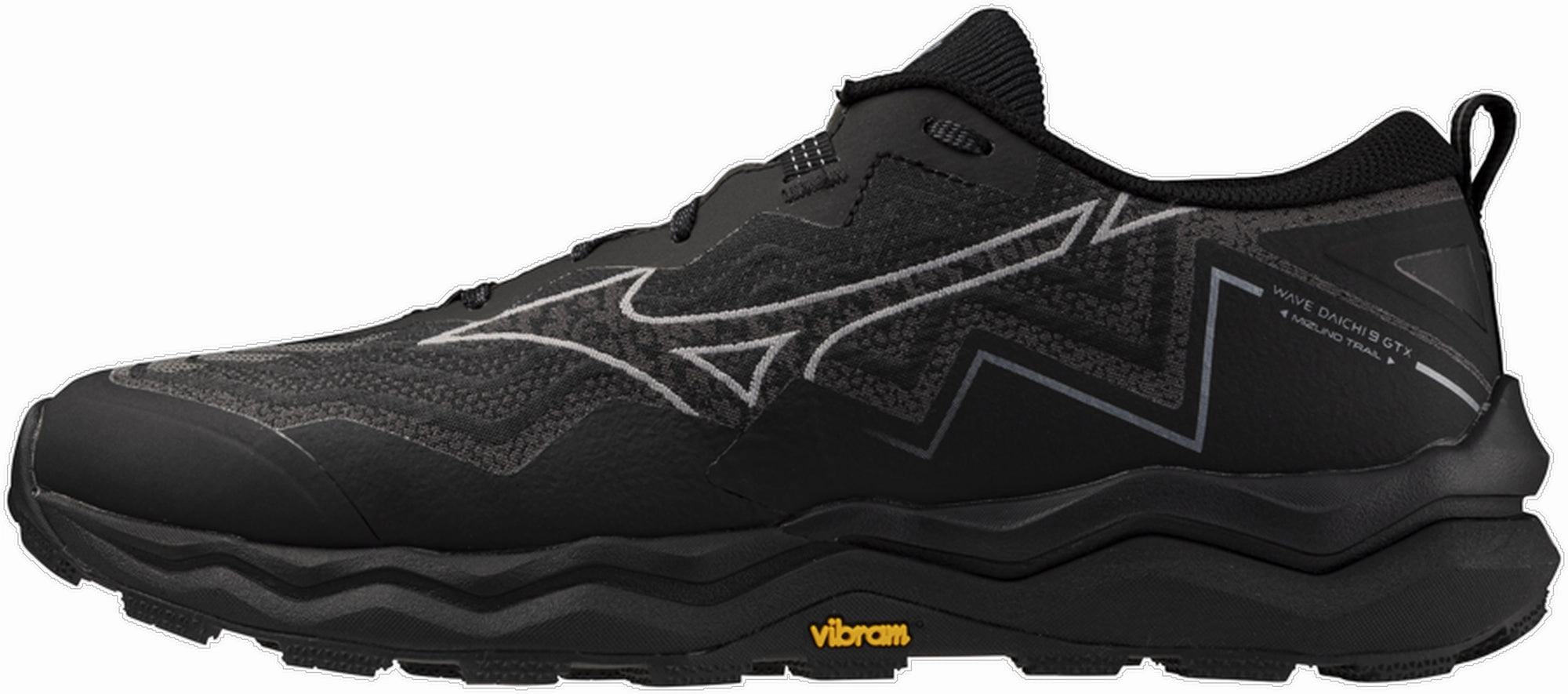 Mizuno Wave Daichi 9 GORE-TEX Mens Trail Running Shoes - Black Smooth Control