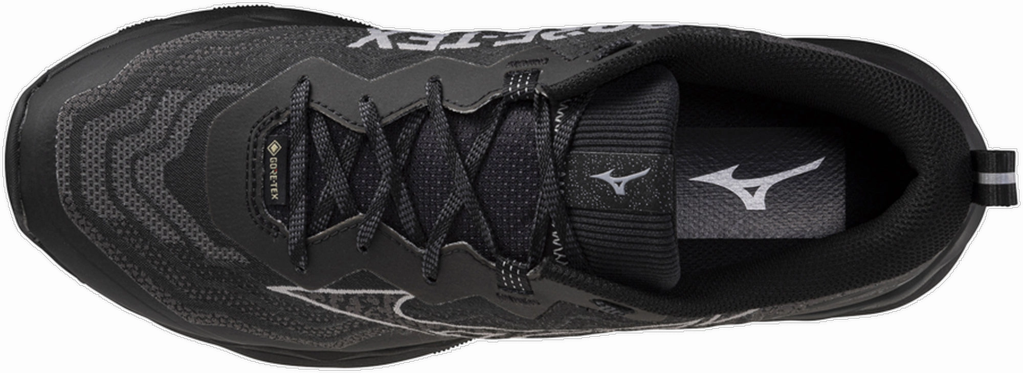 Mizuno Wave Daichi 9 GORE-TEX Mens Trail Running Shoes - Black Vegan Material Options Style Boost