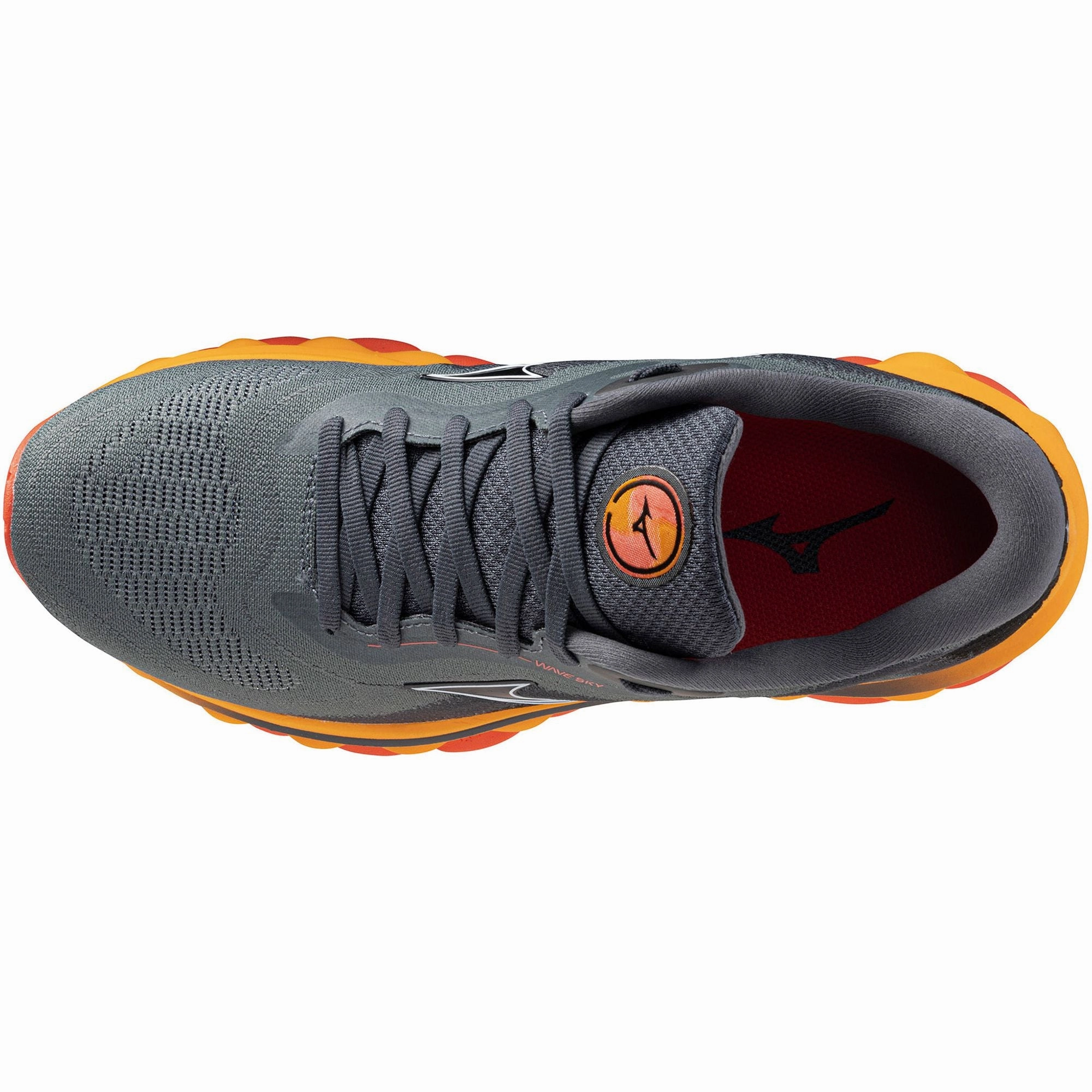 Mizuno Wave Sky 7 Womens Running Shoes - Grey Sneakers