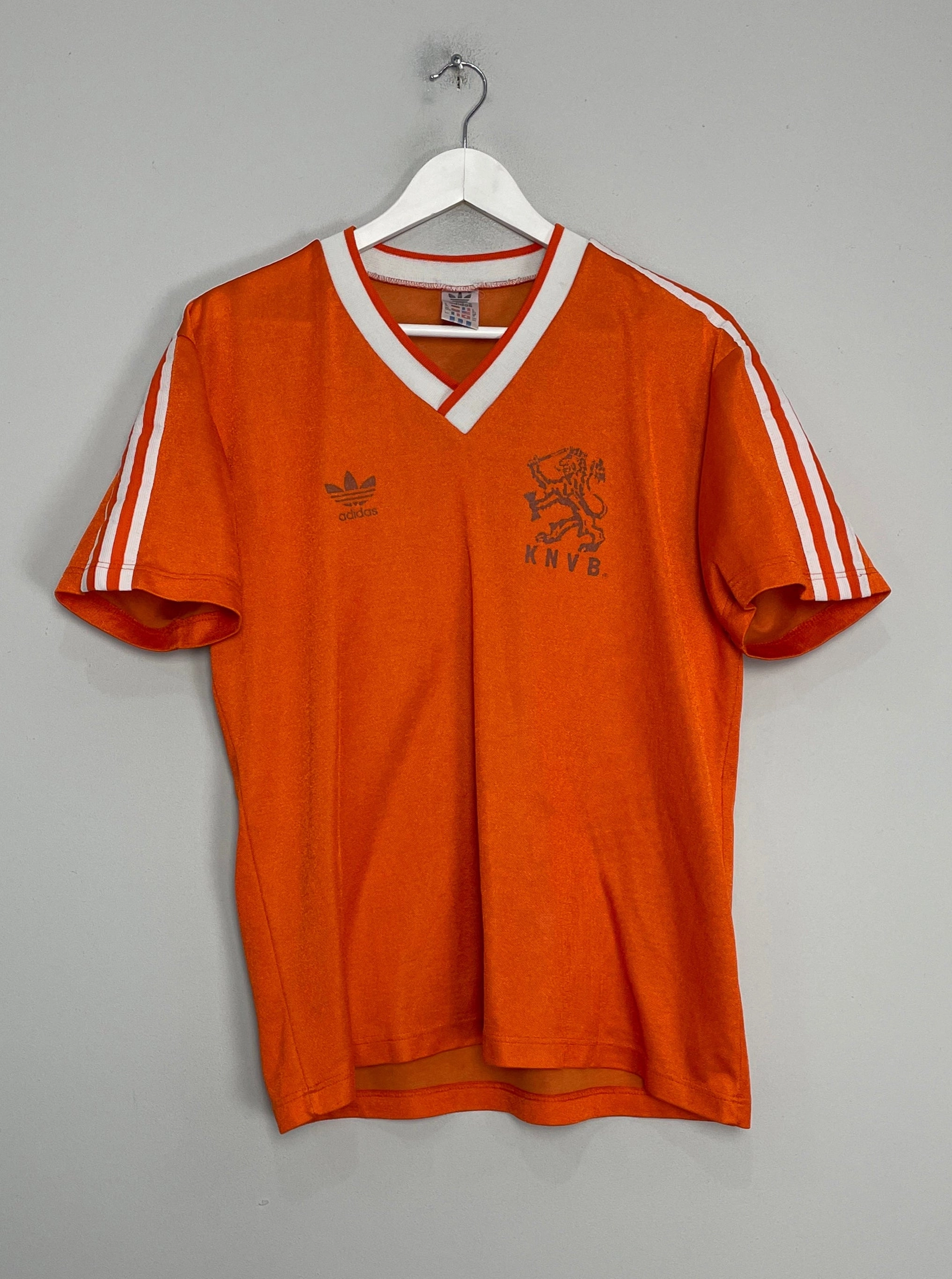 1985/88 NETHERLANDS HOME SHIRT (M) ADIDAS Quick Pull