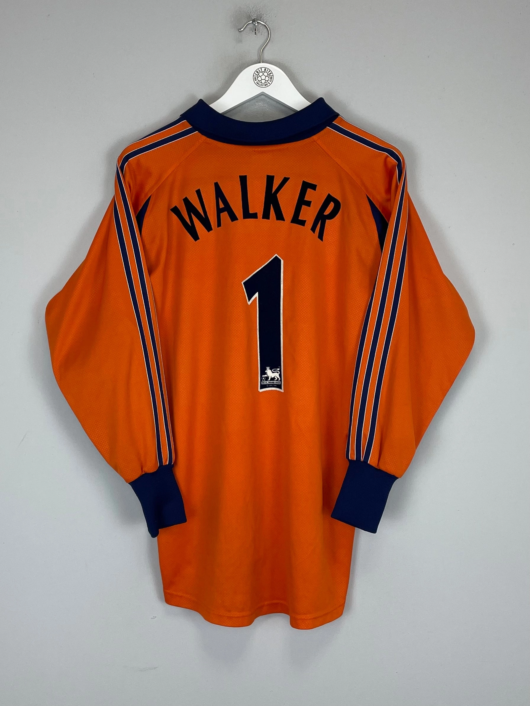 Athletic Silhouette 2000/01 TOTTENHAM WALKER #1 GK SHIRT (S) ADIDAS