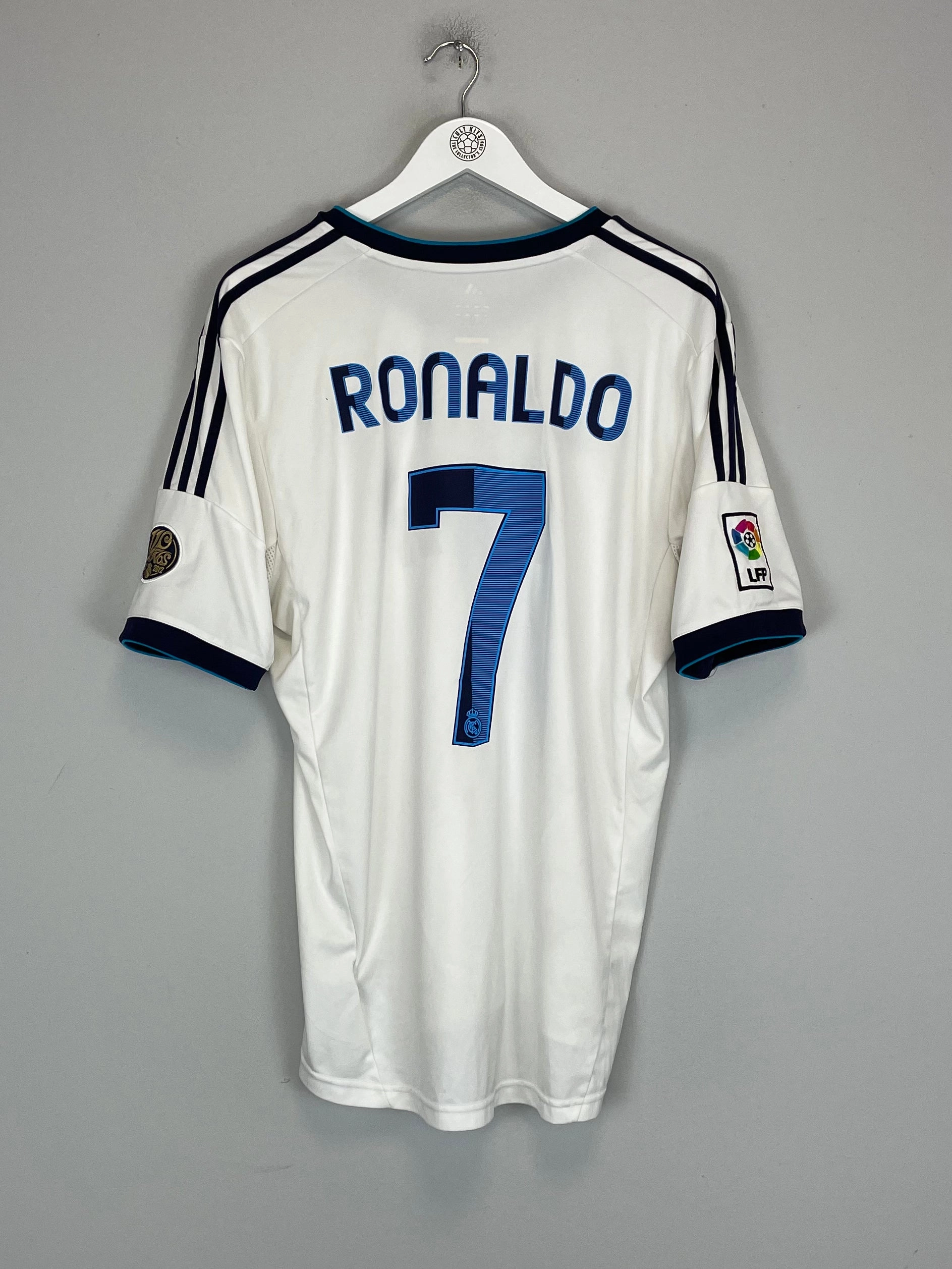 2012/13 REAL MADRID RONALDO #7 HOME SHIRT (XL) ADIDAS Bonded Armhole Versatile Outfit