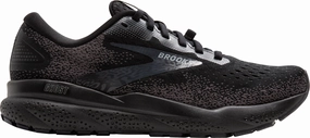 Brooks Ghost 16 GORE-TEX Womens Running Shoes - Black Outdoor Use Responsive Footbed
