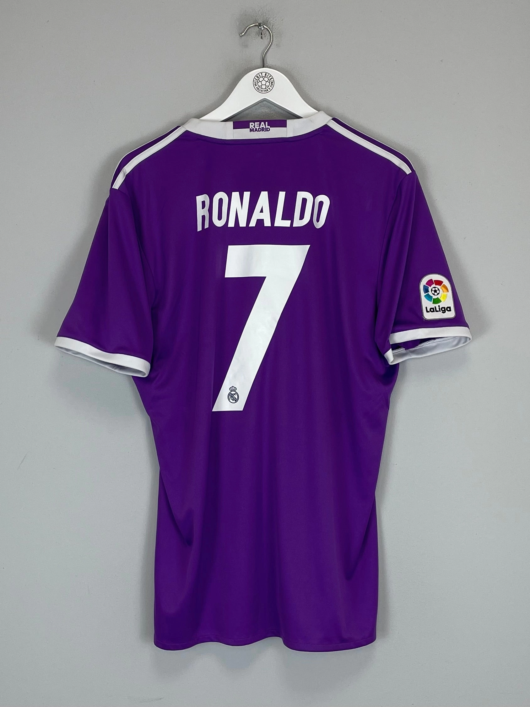 2016/17 REAL MADRID RONALDO #7 AWAY SHIRT (L) ADIDAS Chic Comfort