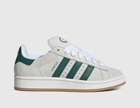 adidas Originals Women's Campus 00s Crystal White / Core White - Collegiate Green Rolling Motion System running with a dog shoes