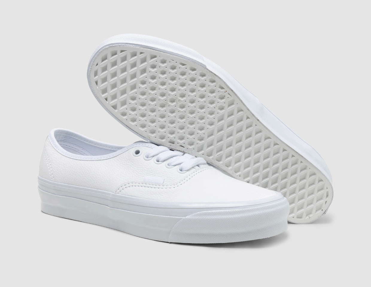 Road Running Lightweight Vans Authentic Reissue 44 LX Leather White / White