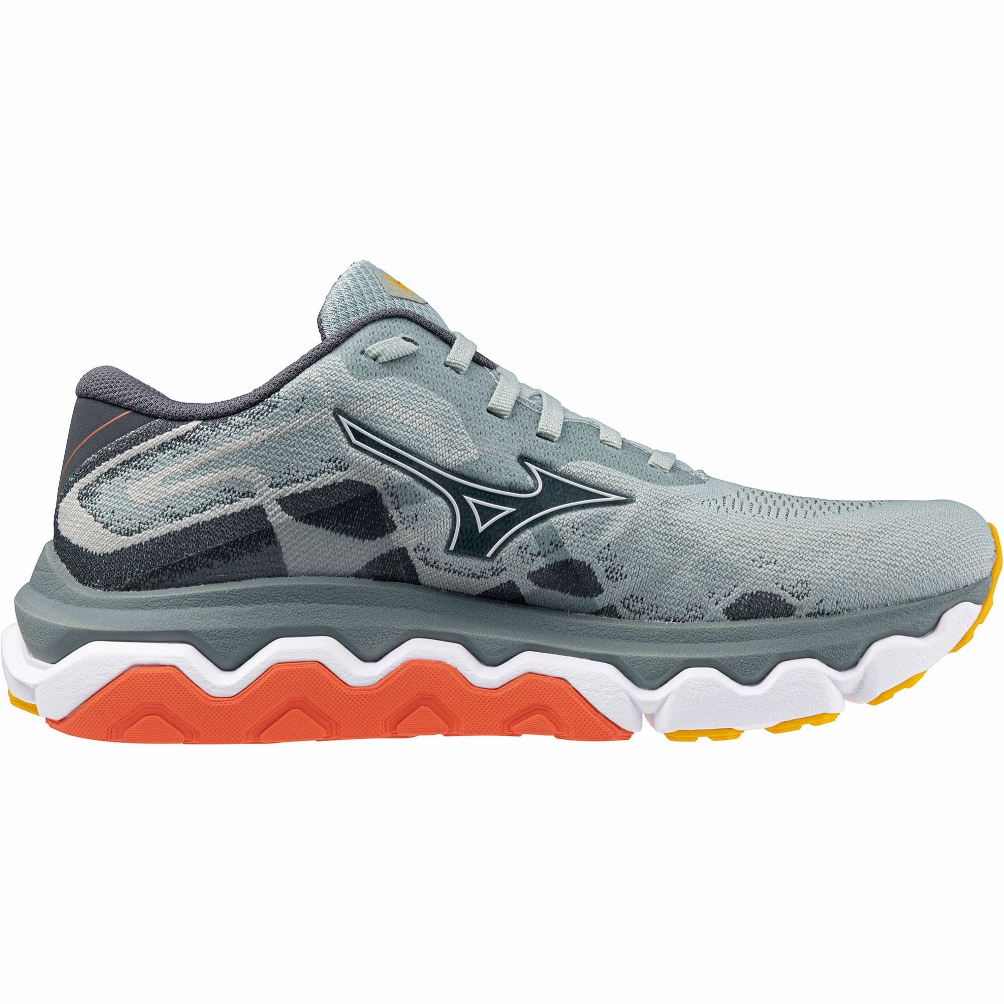 Mizuno Wave Horizon 7 Womens Running Shoes - Grey Elevated traction All-day arch